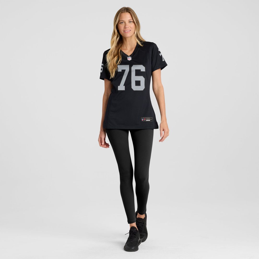 Caleb Rogers Las Vegas Raiders Women's Team Game Jersey - Black