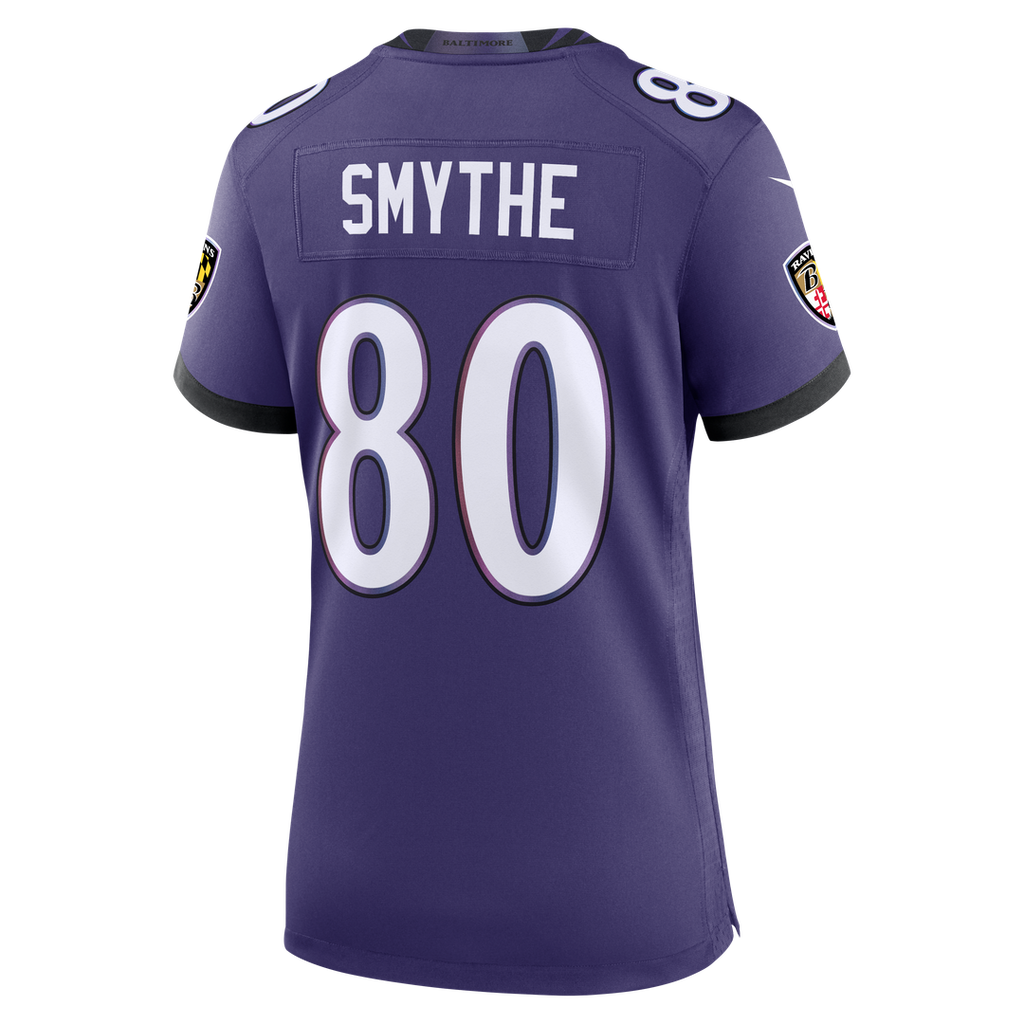 Durham Smythe Baltimore Ravens Women's Team Game Jersey - Purple