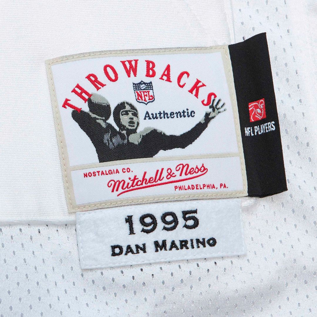 Dan Marino Miami Dolphins 1995 Authentic Throwback Retired Player Pocket Jersey - White