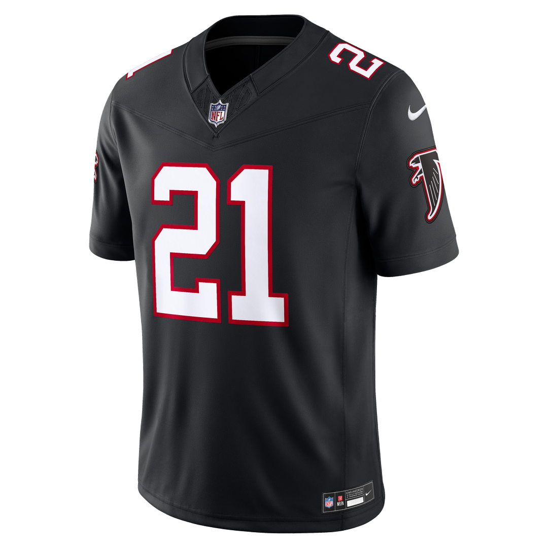 Deion Sanders Atlanta Falcons Team Vapor F.U.S.E. Stitched Retired Limited Jersey - Red