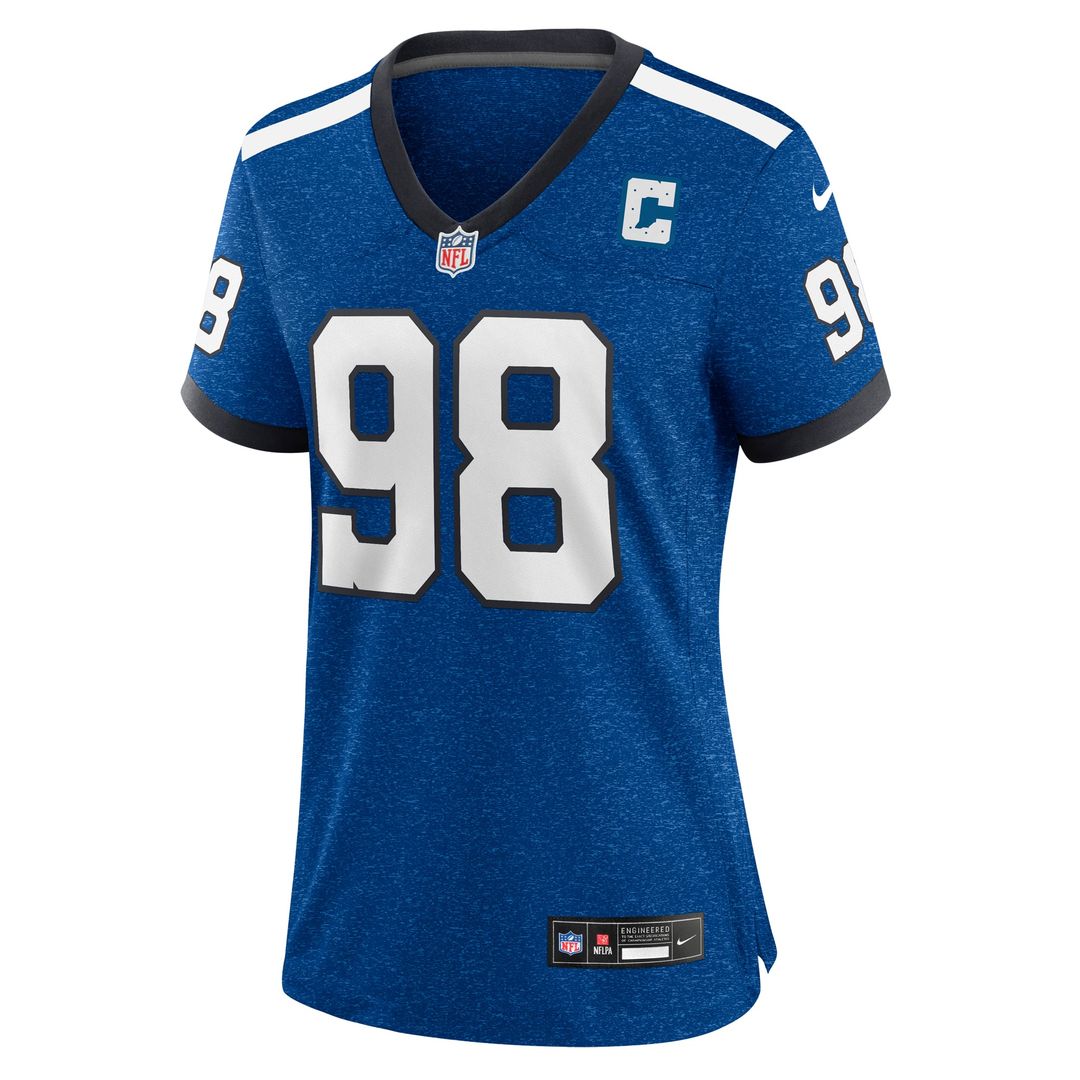 Tony Siragusa Indianapolis Colts Women's Indiana Nights Alternate Game Jersey - Royal