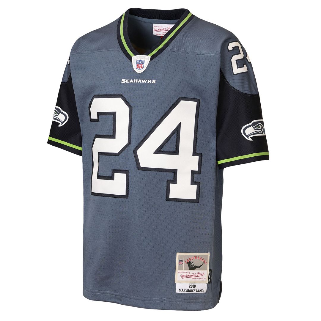 Marshawn Lynch Seattle Seahawks Youth Legacy Jersey - Blue