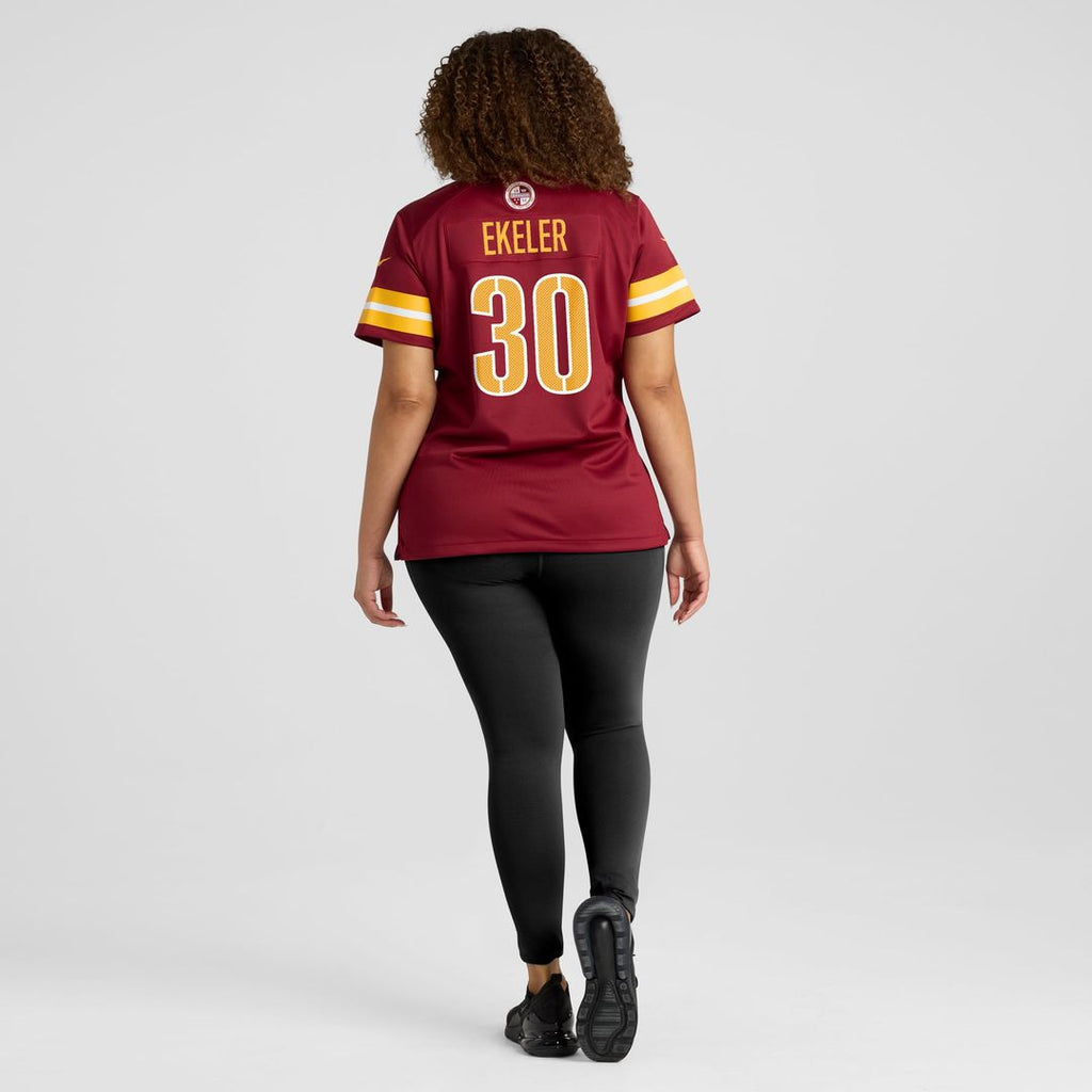 Austin Ekeler Washington Commanders Women's Game Player Jersey - Burgundy