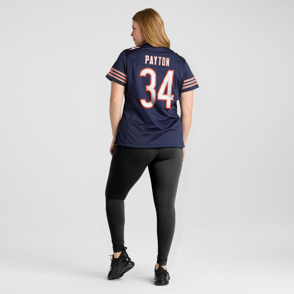 Walter Payton Chicago Bears Women's Game Retired Player Jersey - Navy