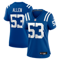 CJ Allen Indianapolis Colts Women's Team Game Jersey - Royal