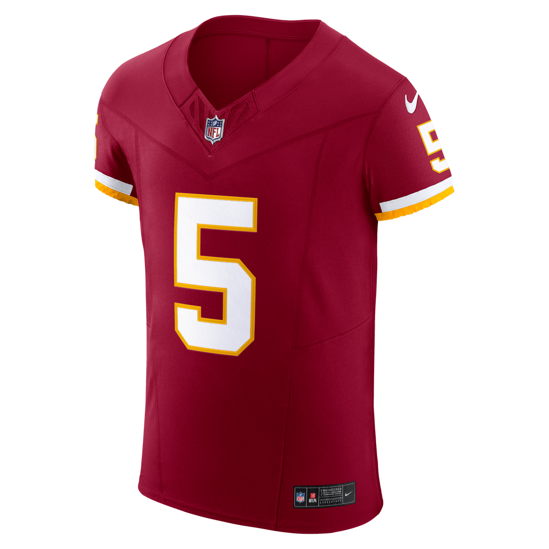 Jayden Daniels Washington Commanders Team Vapor F.U.S.E. Elite Jersey - Burgundy