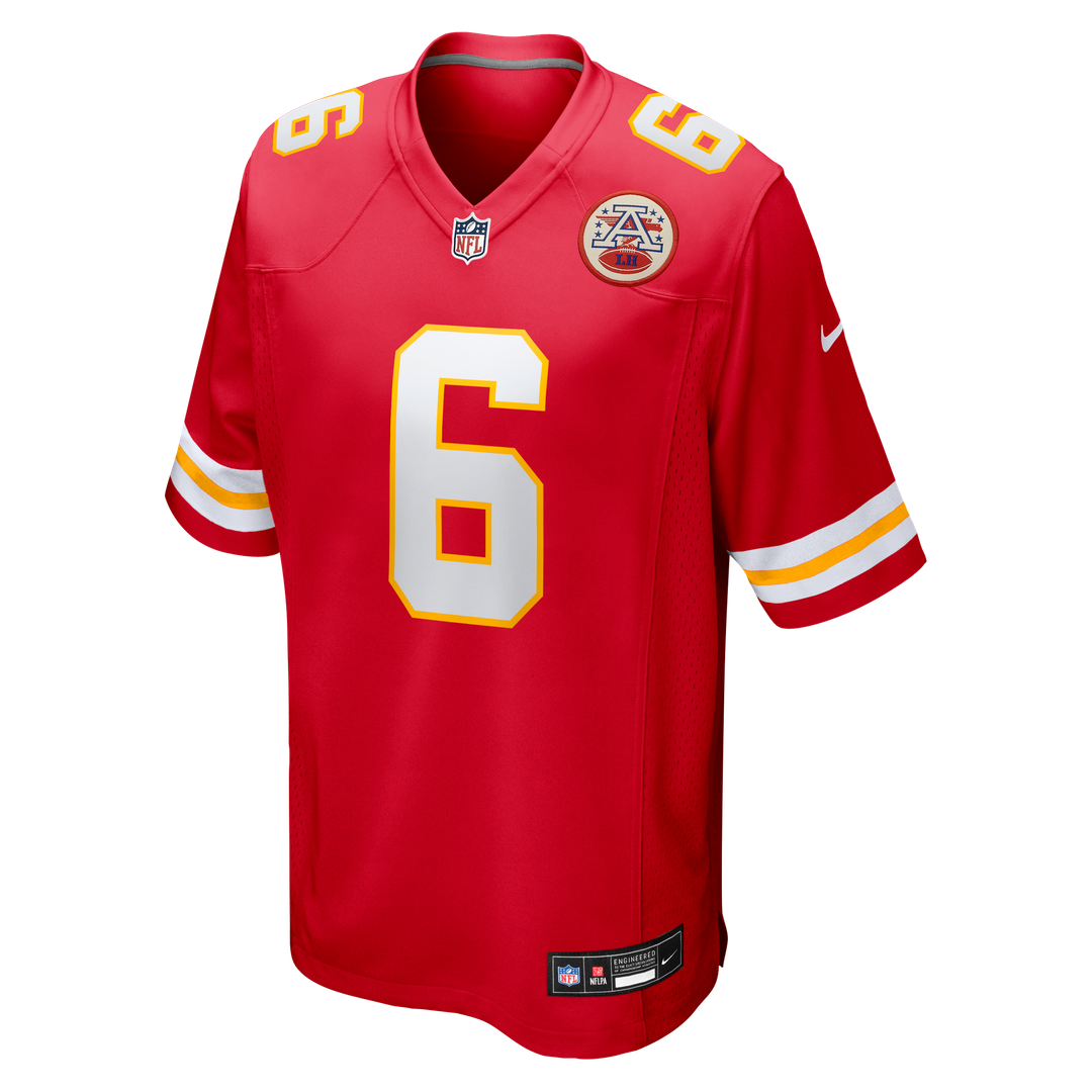 Justin Fields Kansas City Chiefs Game Jersey - Red