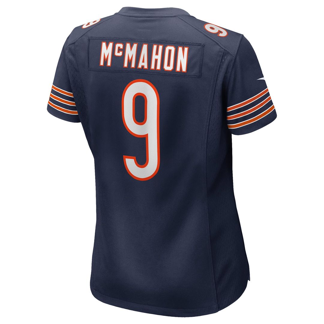 Jim McMahon Chicago Bears Women's Game Retired Player Jersey - Navy
