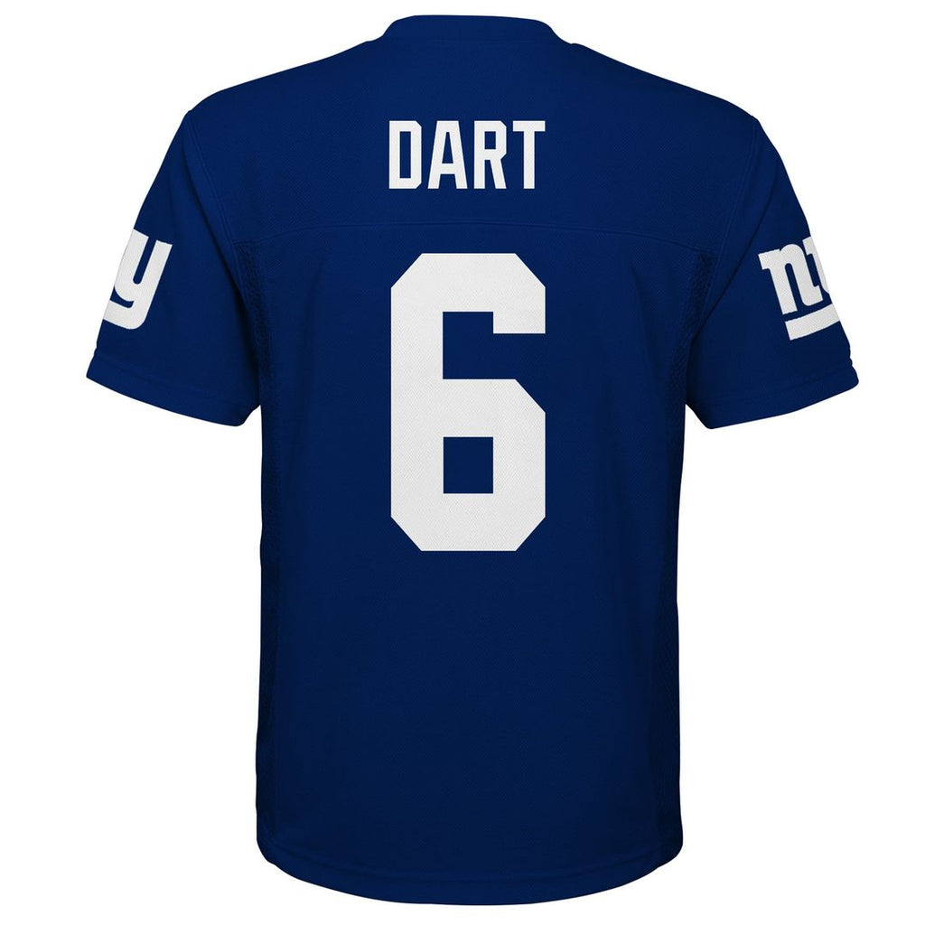 Jaxson Dart New York Giants Youth Replica Jersey - Royal