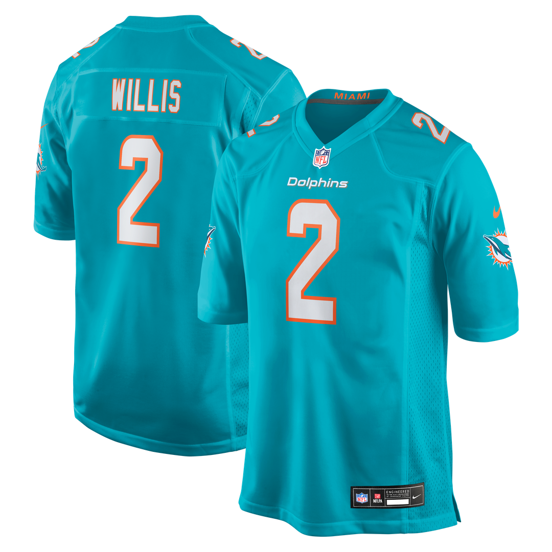 Malik Willis Miami Dolphins Youth Game Jersey - Teal