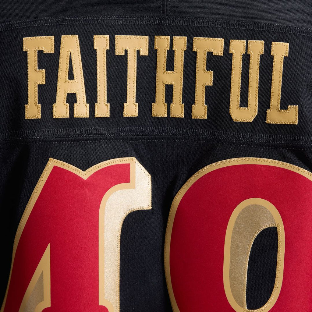 The Faithful San Francisco 49ers Rivalries Collection Stitched Limited Jersey - Black