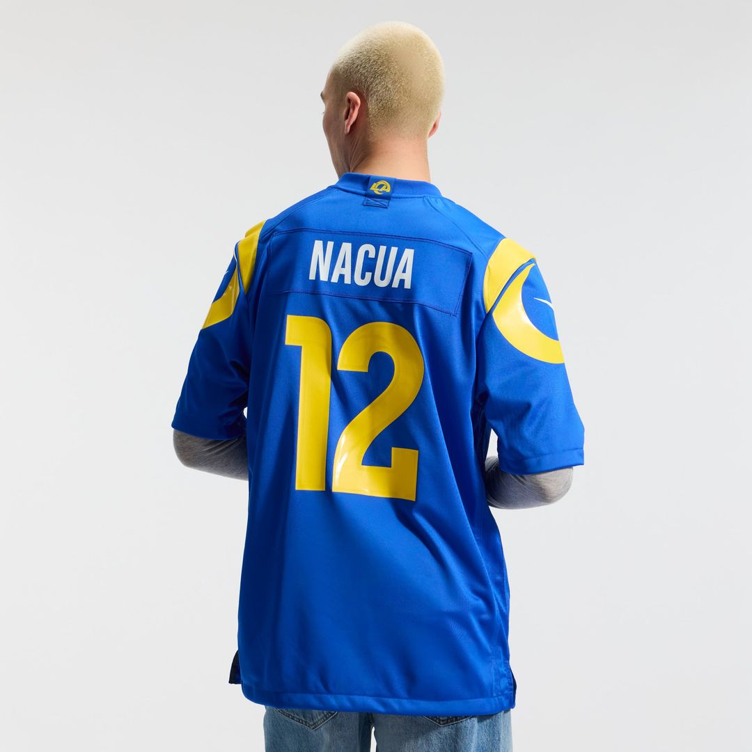 Puka Nacua Los Angeles Rams White Game Player Jersey - White