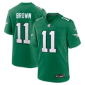A.J. Brown Philadelphia Eagles Alternate Game Player Jersey - Kelly Green