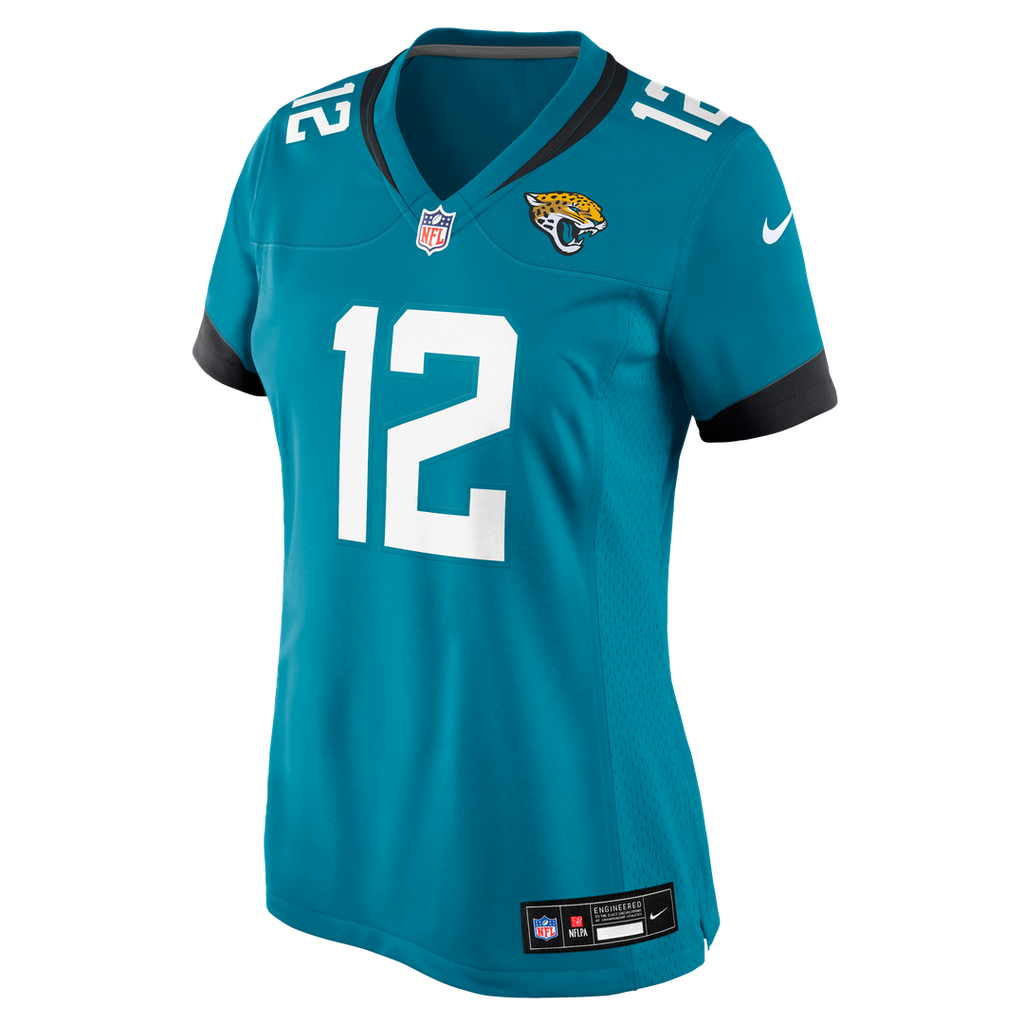 Travis Hunter Jacksonville Jaguars Women's Team Game Jersey - Teal