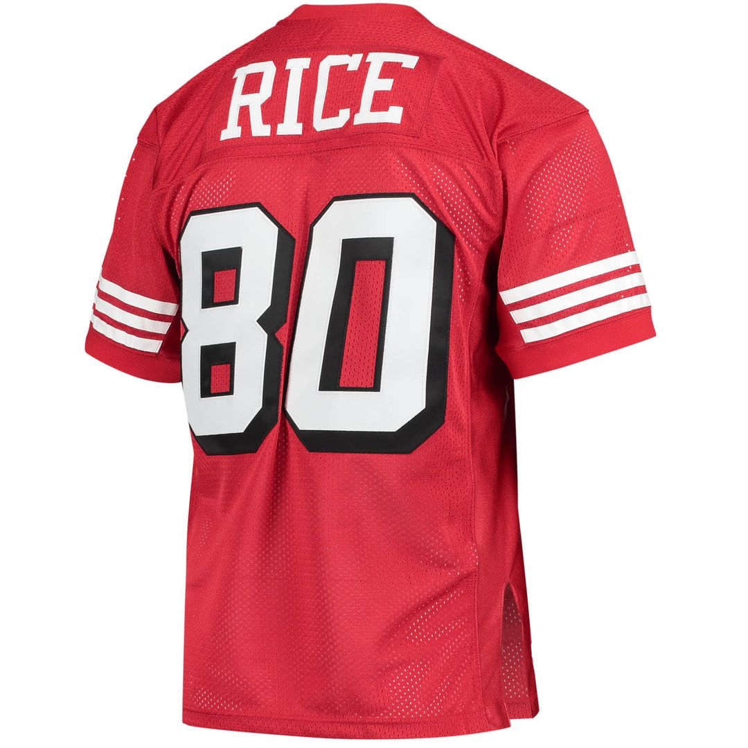 Jerry Rice San Francisco 49ers 1994 Authentic Throwback Retired Player Jersey - Scarlet