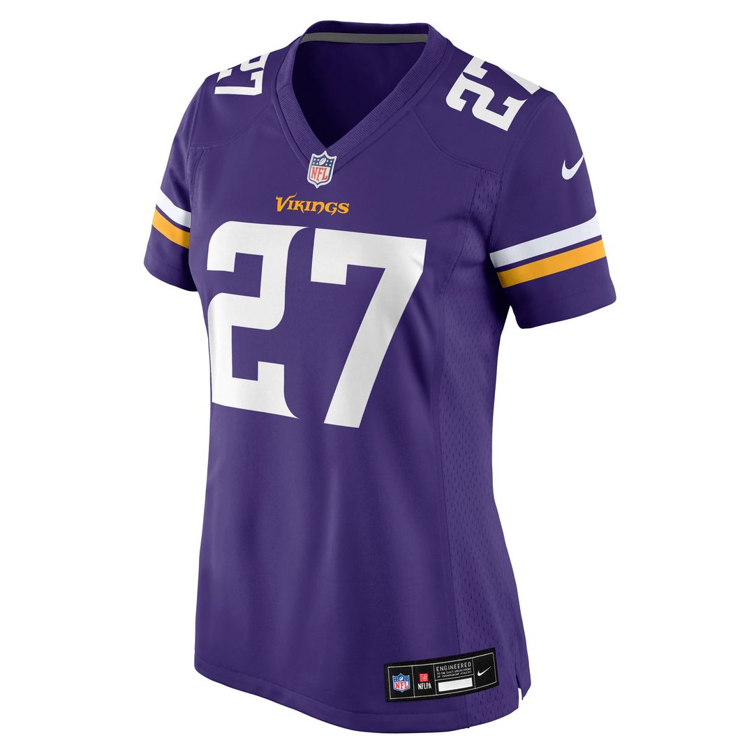 Jordan Mason Minnesota Vikings Women's Team Game Jersey - Purple