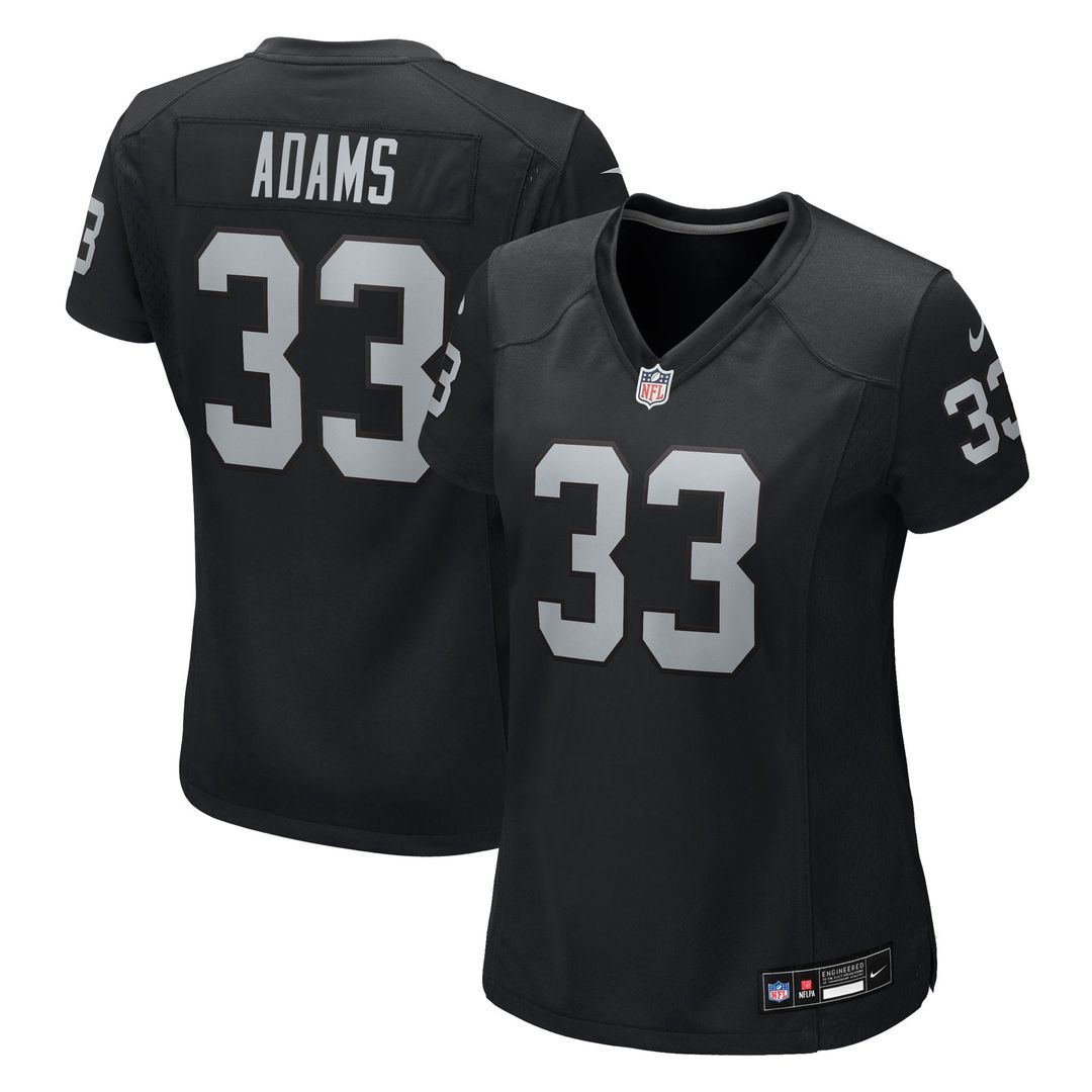 Jamal Adams Las Vegas Raiders Women's Team Game Jersey - Black