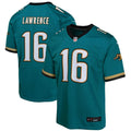 Trevor Lawrence Jacksonville Jaguars Youth Game Jersey - Teal