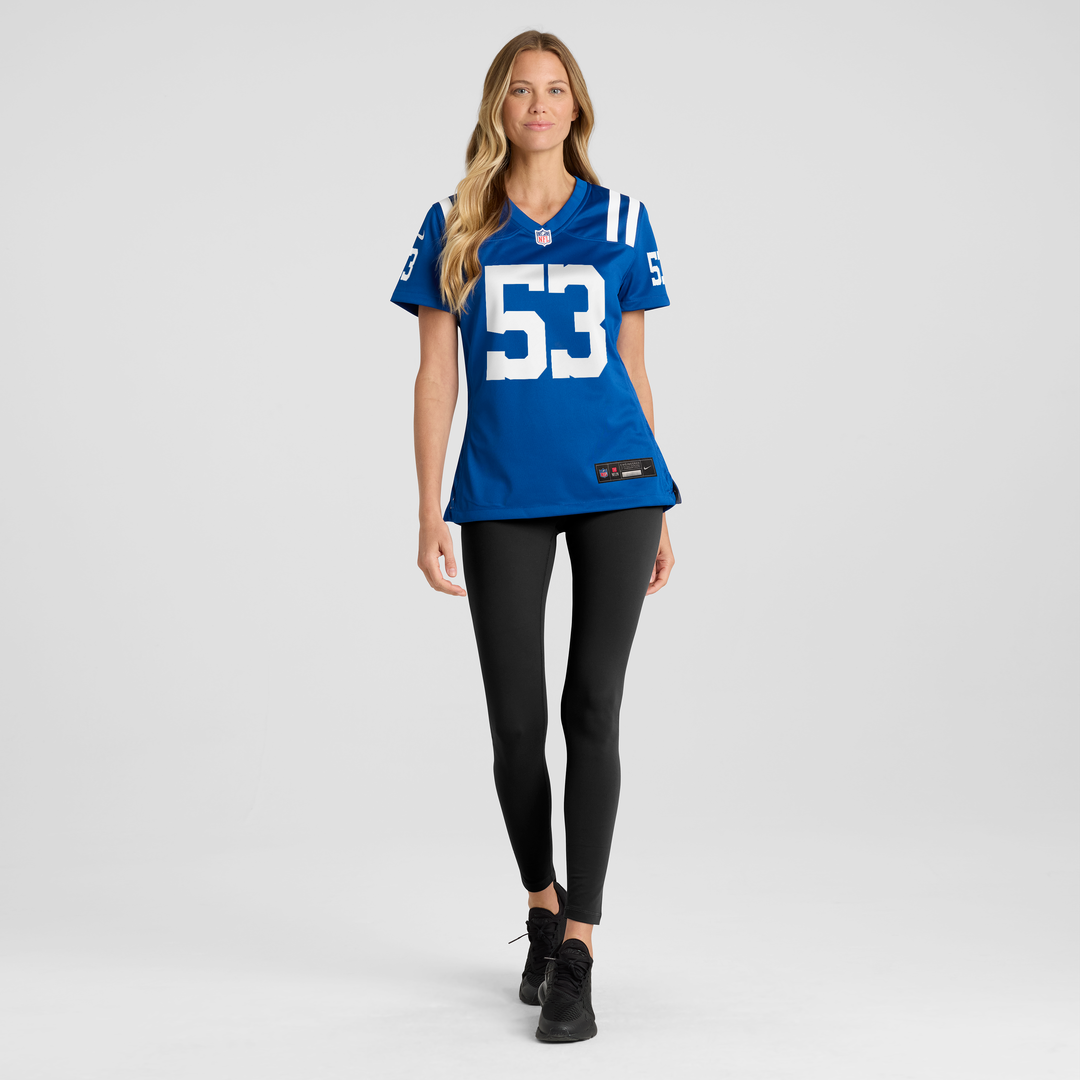 CJ Allen Indianapolis Colts Women's Team Game Jersey - Royal