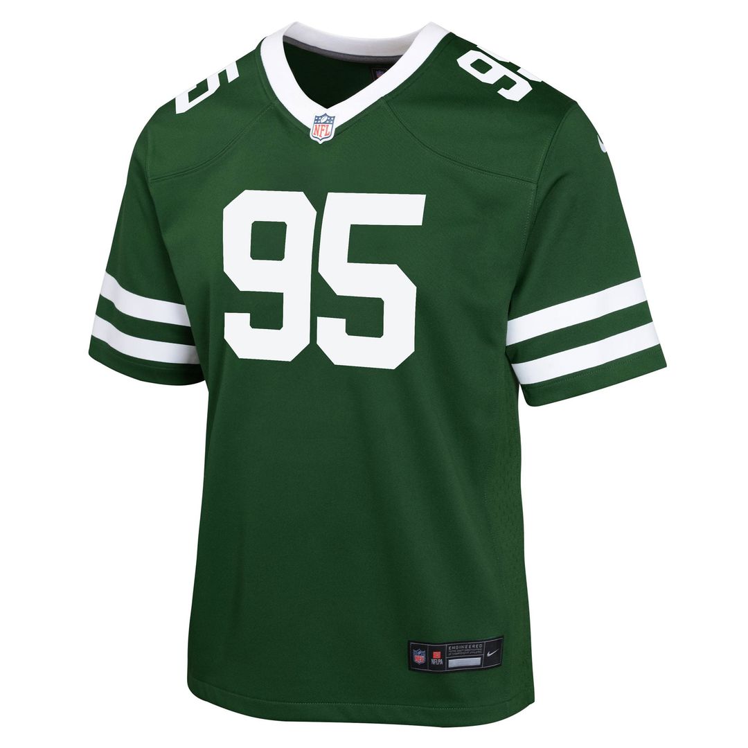 Quinnen Williams New York Jets Youth Game Jersey - Green