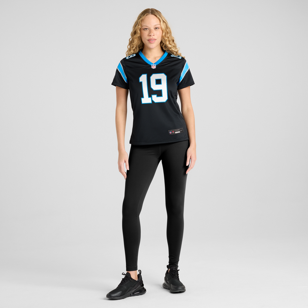 Chris Brazzell II Carolina Panthers Women's Team Game Jersey - Black