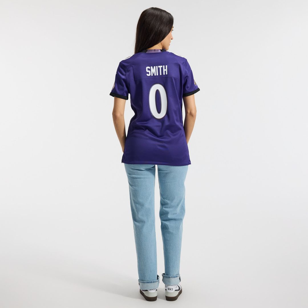 Roquan Smith Baltimore Ravens Women's Alternate Game Jersey - Black