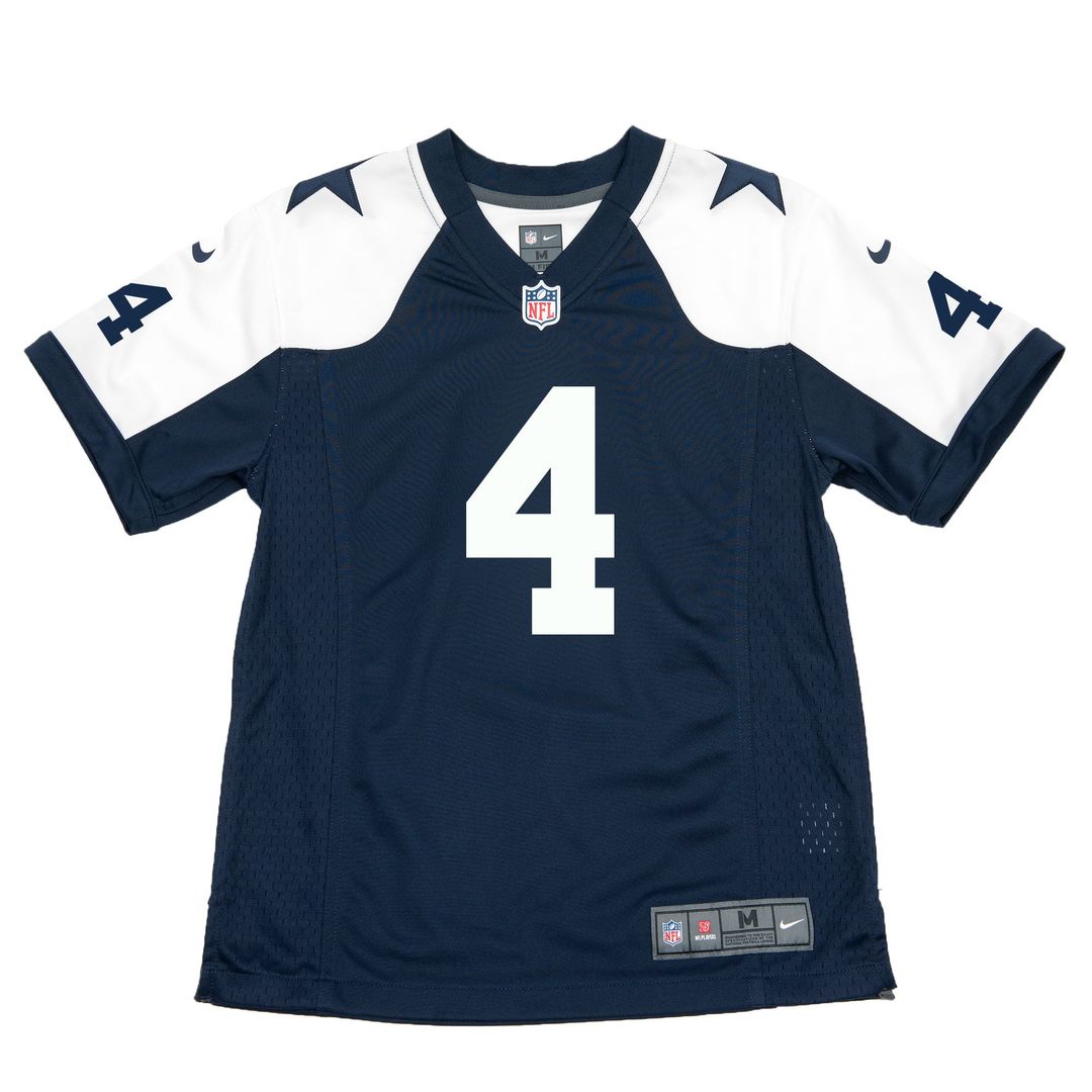 Dak Prescott Dallas Cowboys Youth Color Rush Game Jersey - White