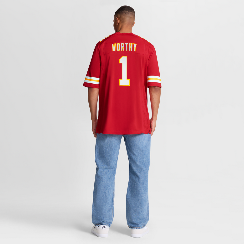 Xavier Worthy Kansas City Chiefs Player Game Jersey - Red