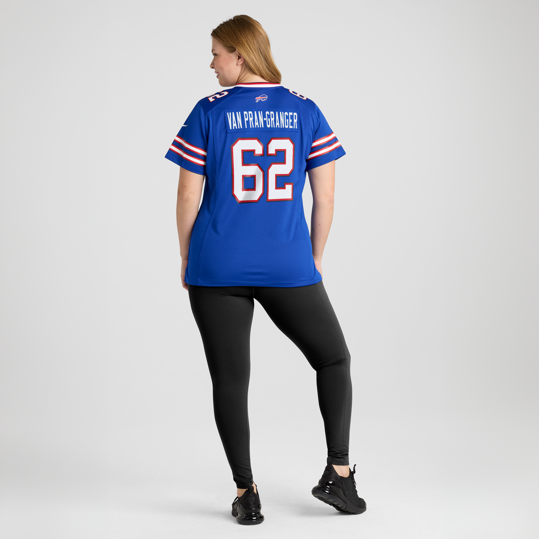 Sedrick Van Pran - Granger Buffalo Bills Women's Game Jersey - Royal