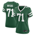 Josh Myers New York Jets Women's Game Jersey - Legacy Green
