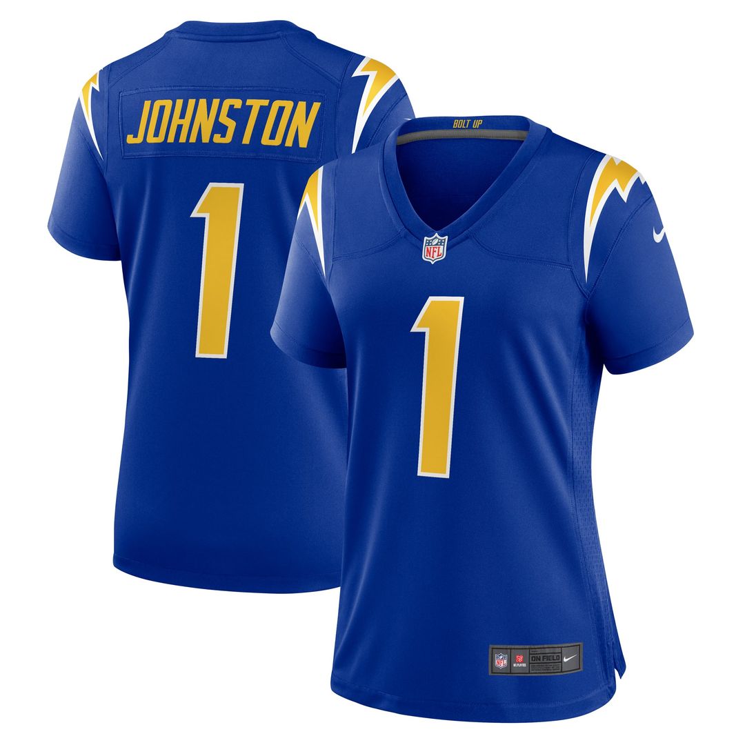 Quentin Johnston Los Angeles Chargers Women's Alternate Game Jersey - Royal