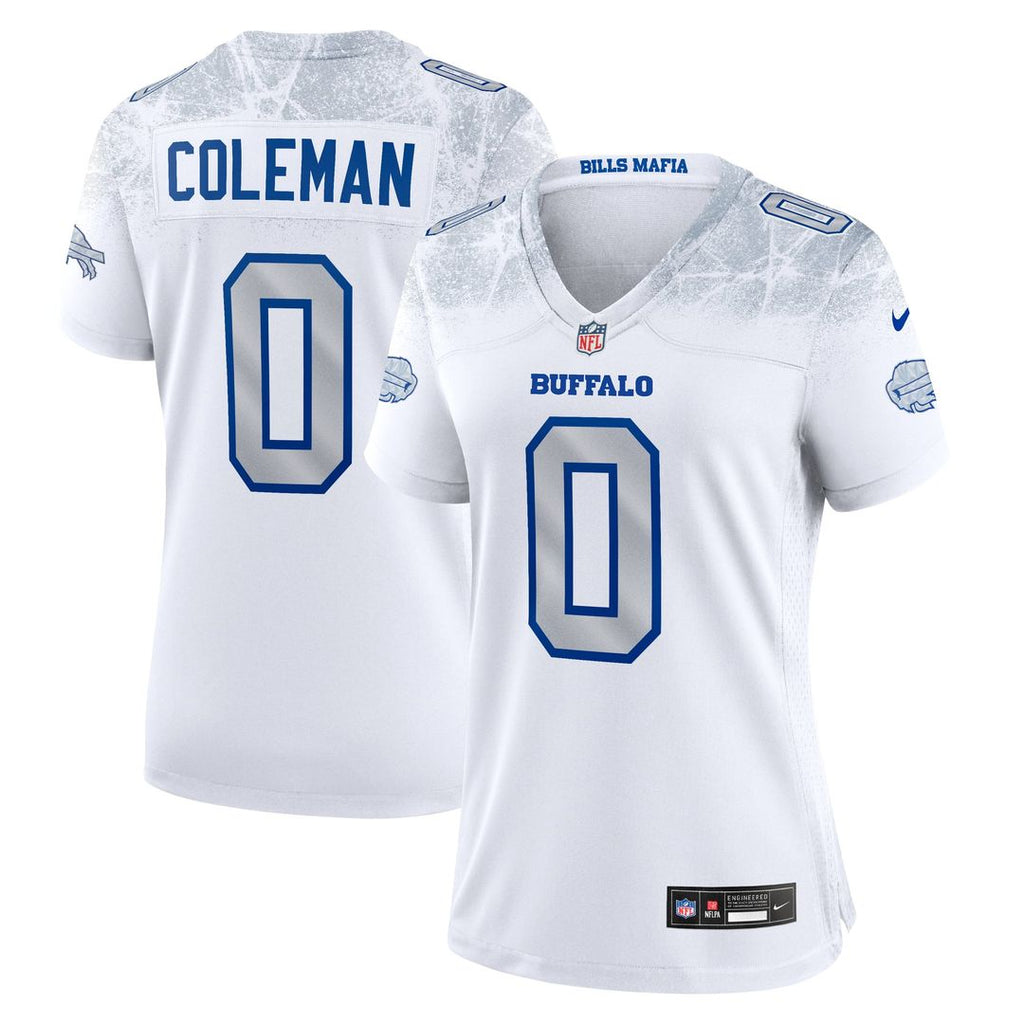 Keon Coleman Buffalo Bills Women's Rivalries Collection Game Jersey - White