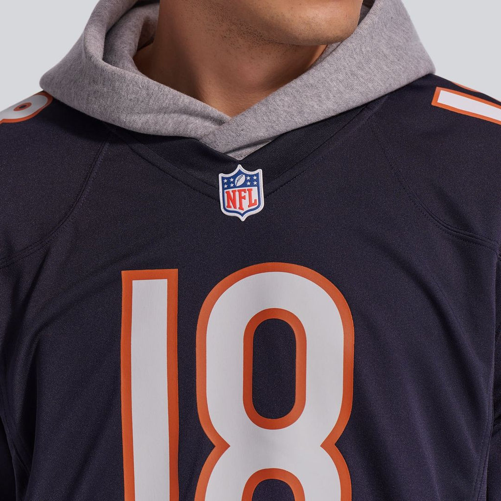 Caleb Williams Chicago Bears First Round Pick Player Game Jersey - White