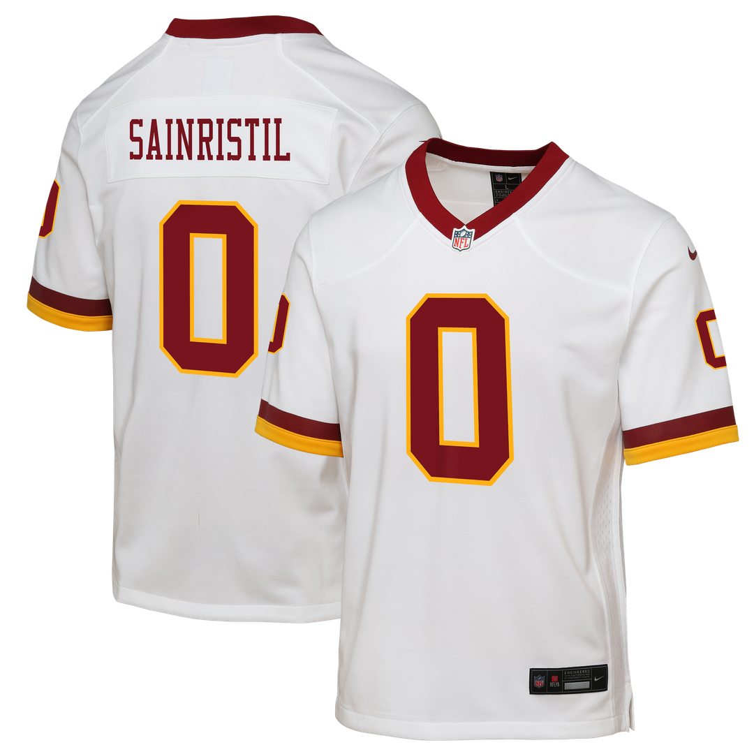 Mike Sainristil Washington Commanders Youth Alternate 2 Game Jersey - White