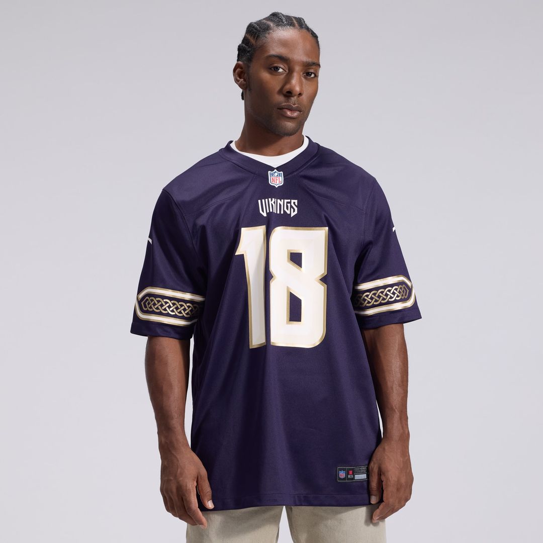 Justin Jefferson Minnesota Vikings 2026 Rivalries Collection Game Jersey - Purple