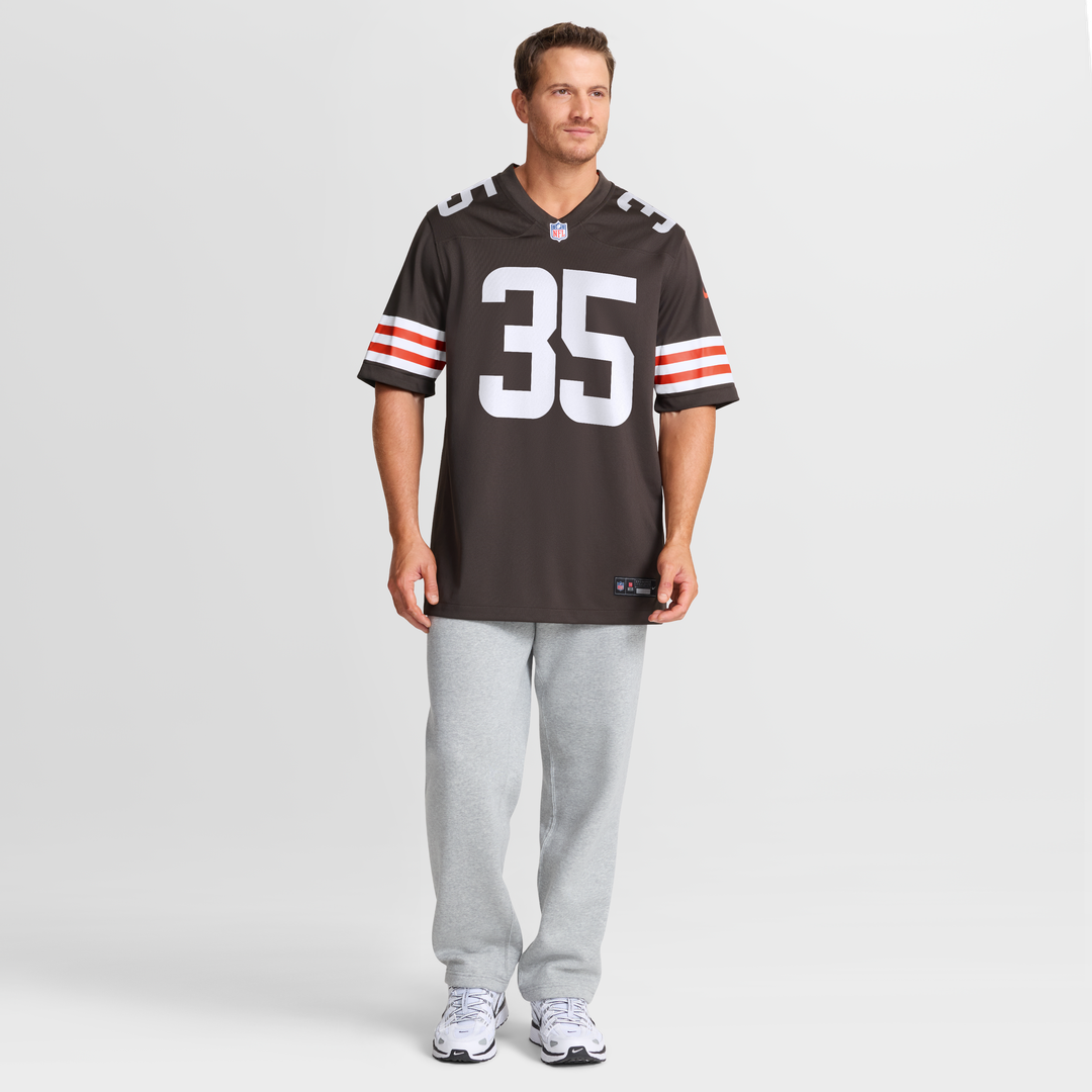 Toriano Pride Jr. Cleveland Browns Team Game Jersey - Brown