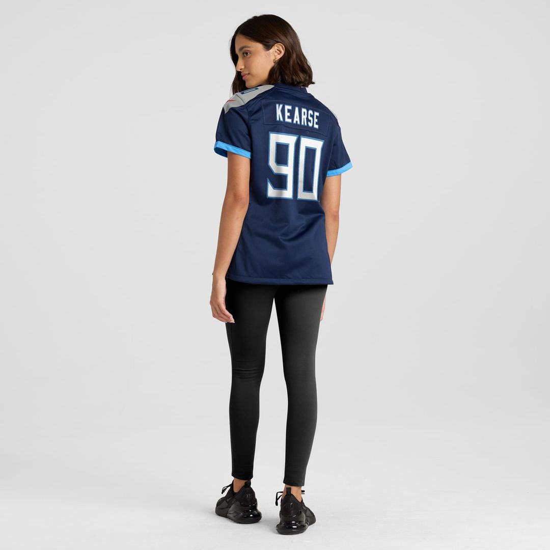 Jevon Kearse Tennessee Titans Women's Game Retired Player Jersey - Navy