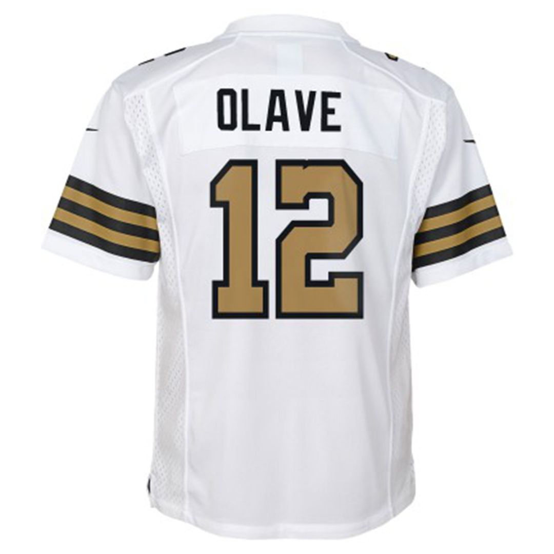 Chris Olave New Orleans Saints Youth Game Jersey - Black