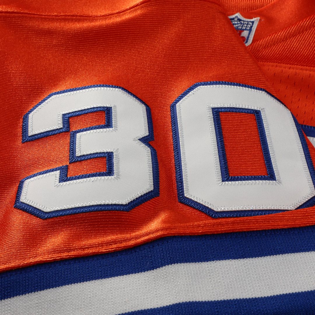 Terrell Davis Denver Broncos 1995 Authentic Throwback Retired Player Jersey - Orange