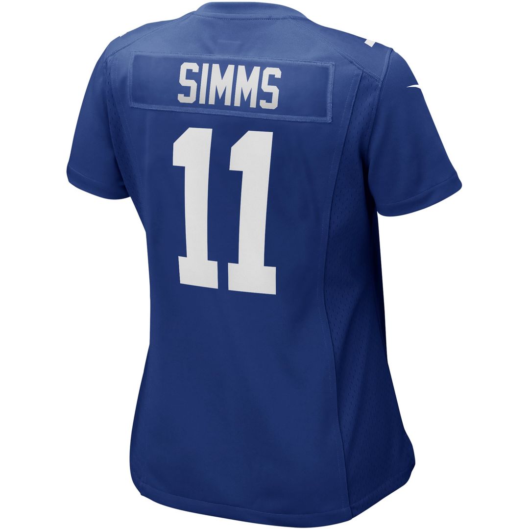 Phil Simms New York Giants Women's Game Retired Player Jersey - Royal