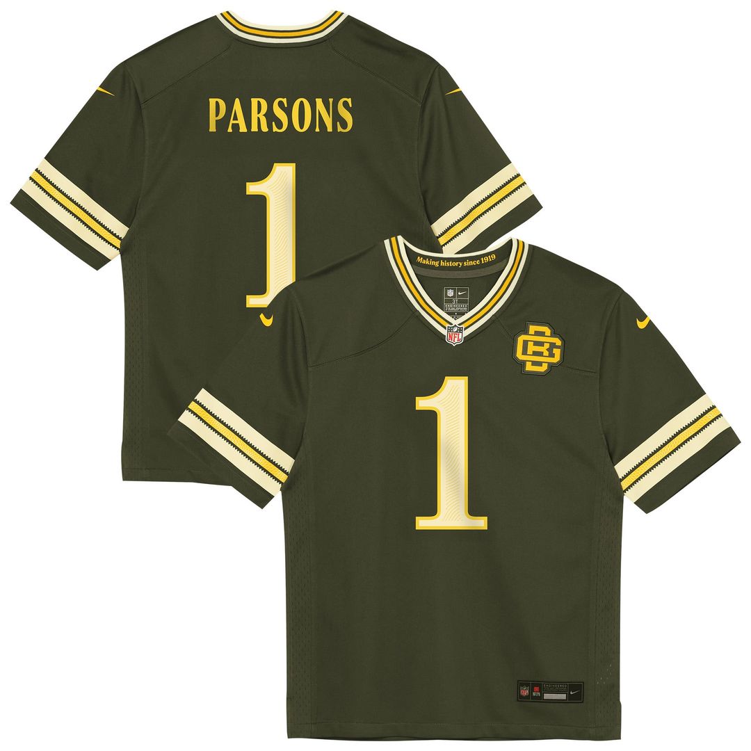 Micah Parsons Green Bay Packers Preschool 2026 Rivalries Collection Game Jersey - Green