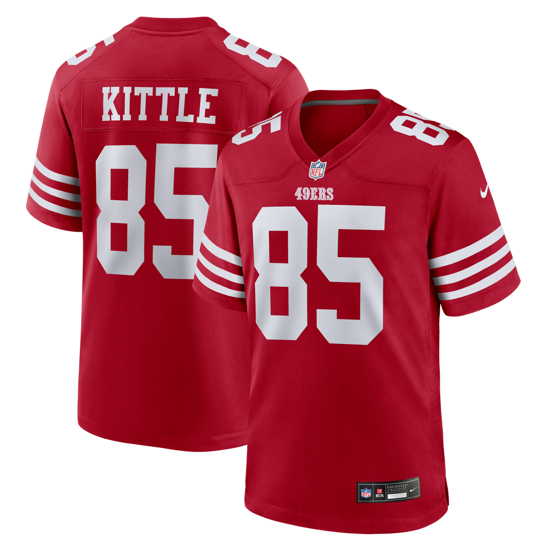 George Kittle San Francisco 49ers Player Game Jersey - Scarlet