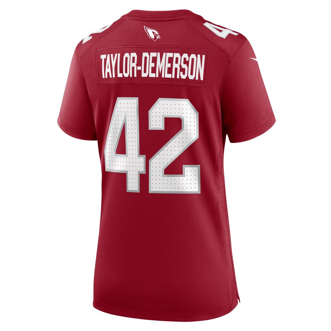 Dadrion Taylor - Demerson Arizona Cardinals Women's Game Jersey - Cardinal