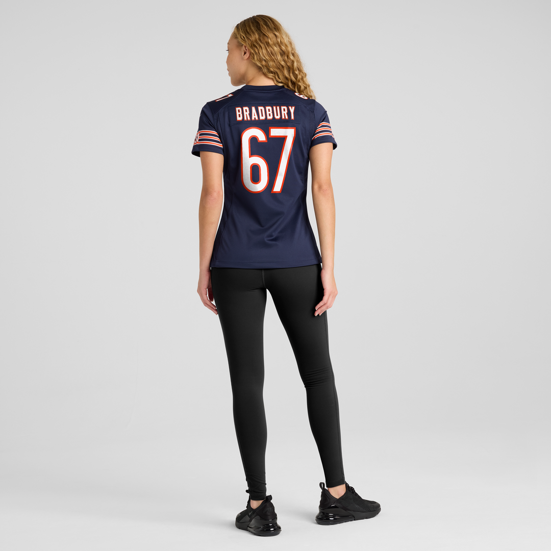 Garrett Bradbury Chicago Bears Women's Team Game Jersey - Navy
