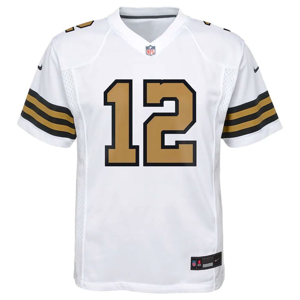 Chris Olave New Orleans Saints Youth Game Jersey - White