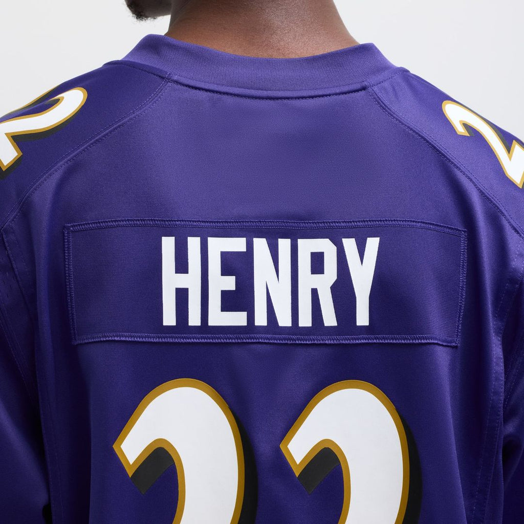 Derrick Henry Baltimore Ravens Game Player Jersey - Purple