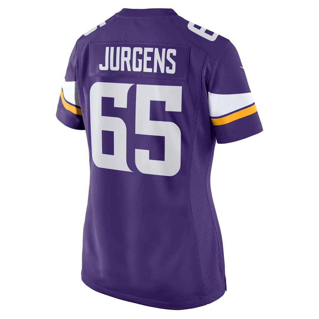 Michael Jurgens Minnesota Vikings Women's Game Jersey - Purple