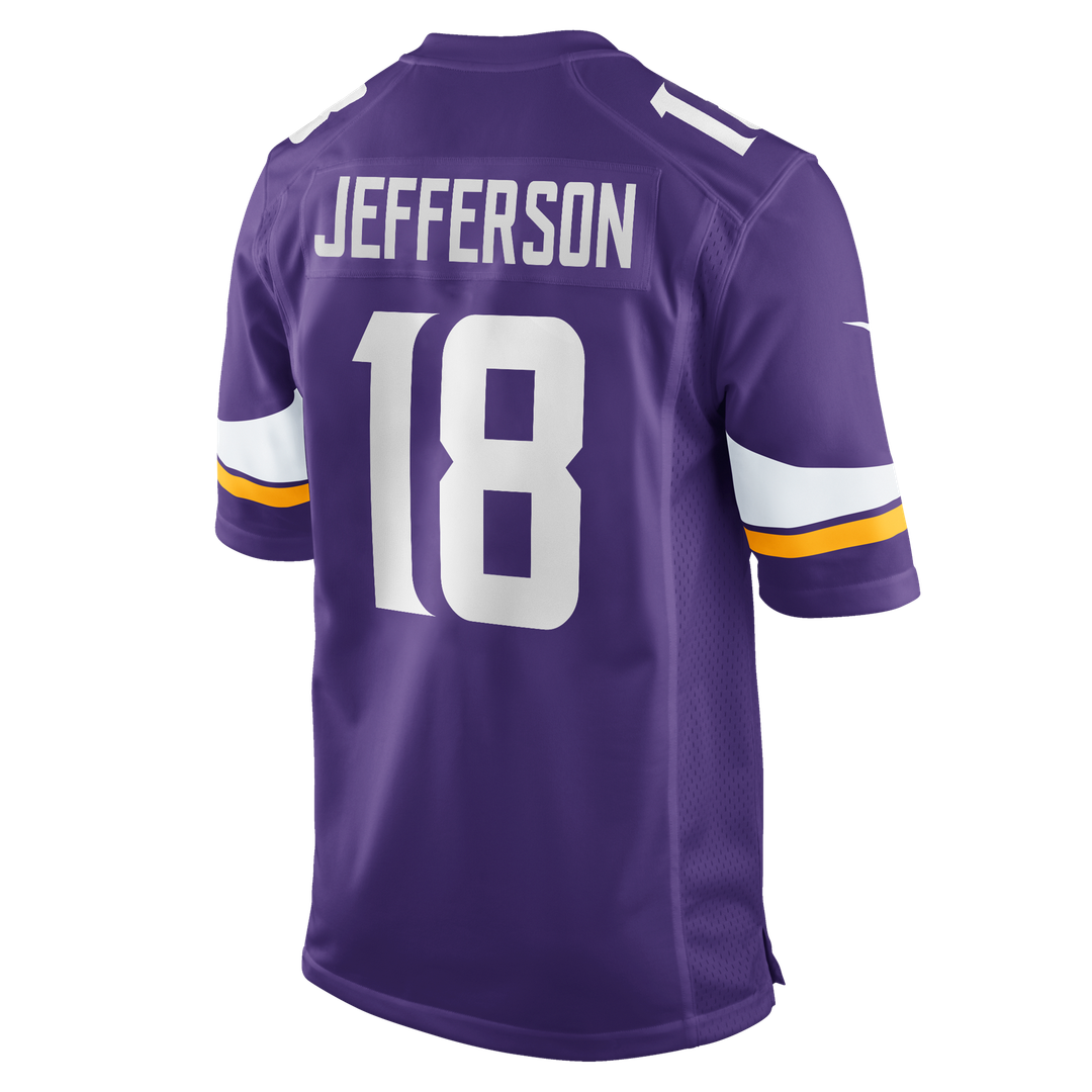 Justin Jefferson Minnesota Vikings Player Game Jersey - Purple