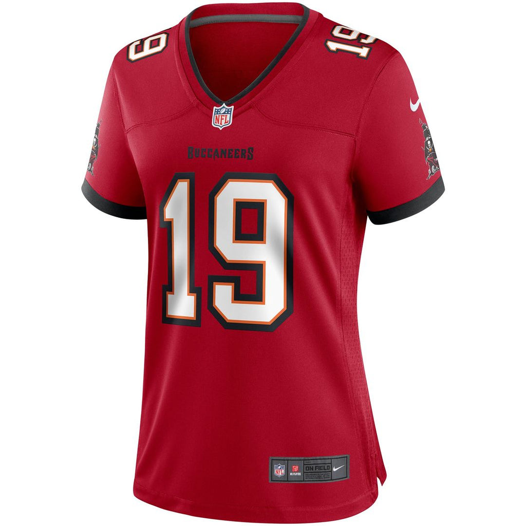 Keyshawn Johnson Tampa Bay Buccaneers Women's Game Retired Player Jersey - Red