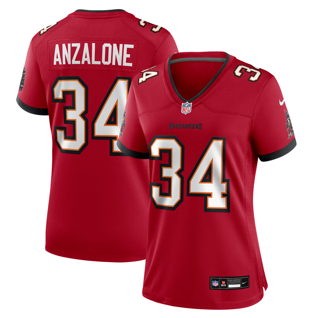 Alex Anzalone Tampa Bay Buccaneers Women's Team Game Jersey - Red